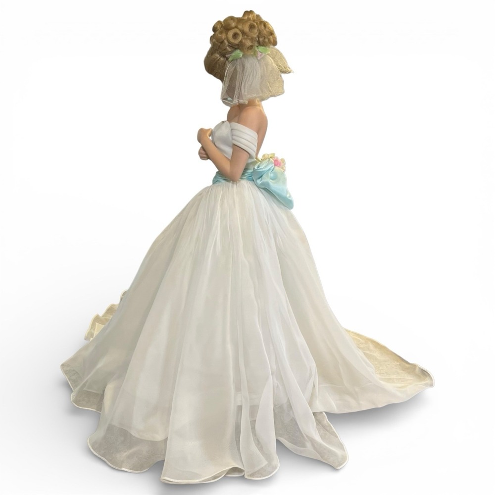 Ashton Drake Galleries Summer Dream Porcelain Bride Wedding Doll Donna 1997 - Picture 10 of 12